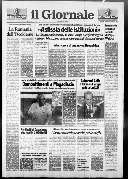 Il giornale : quotidiano del mattino